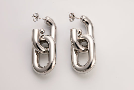 Chain Earring Silver